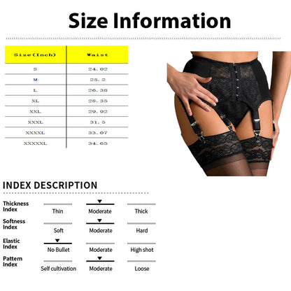 Ampia scelta di lingerie provocante: reggicalze, culotte trasparenti e slip con elastico regolabile.
