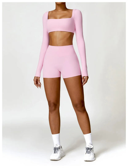 Leggings sportivi da donna, perfetti per praticare yoga e allenarsi in palestra per esaltare la silhouette femminile.