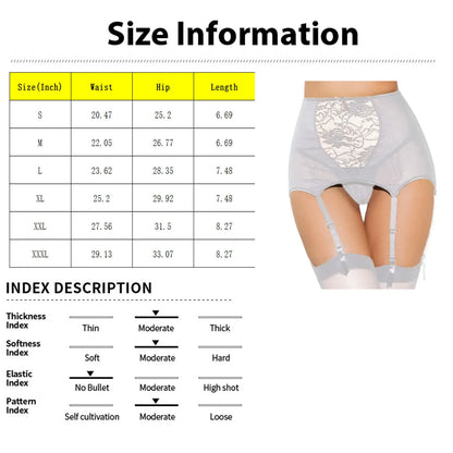 Ampia scelta di lingerie provocante: reggicalze, culotte trasparenti e slip con elastico regolabile.