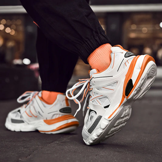 Spring 2025 Brand Women's Sports Shoes Thick Sole For Men And Girls Trendy.