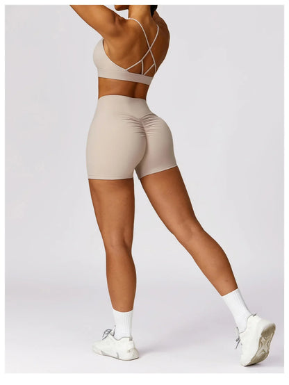 Leggings sportivi da donna, perfetti per praticare yoga e allenarsi in palestra per esaltare la silhouette femminile.
