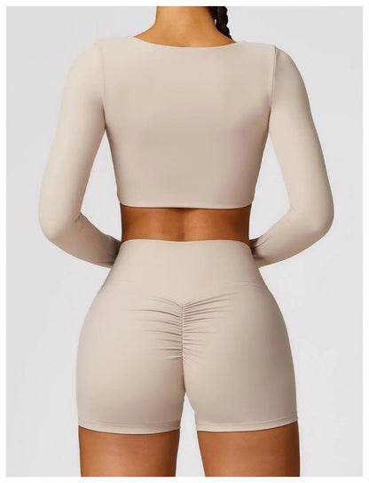 Leggings sportivi da donna, perfetti per praticare yoga e allenarsi in palestra per esaltare la silhouette femminile.