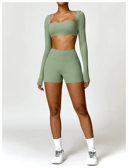 Leggings sportivi da donna, perfetti per praticare yoga e allenarsi in palestra per esaltare la silhouette femminile.