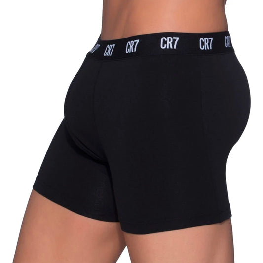 Cristiano Ronaldo men's cotton boxer shorts with CRIIS SEVEN 7 logo, perfect gift idea.